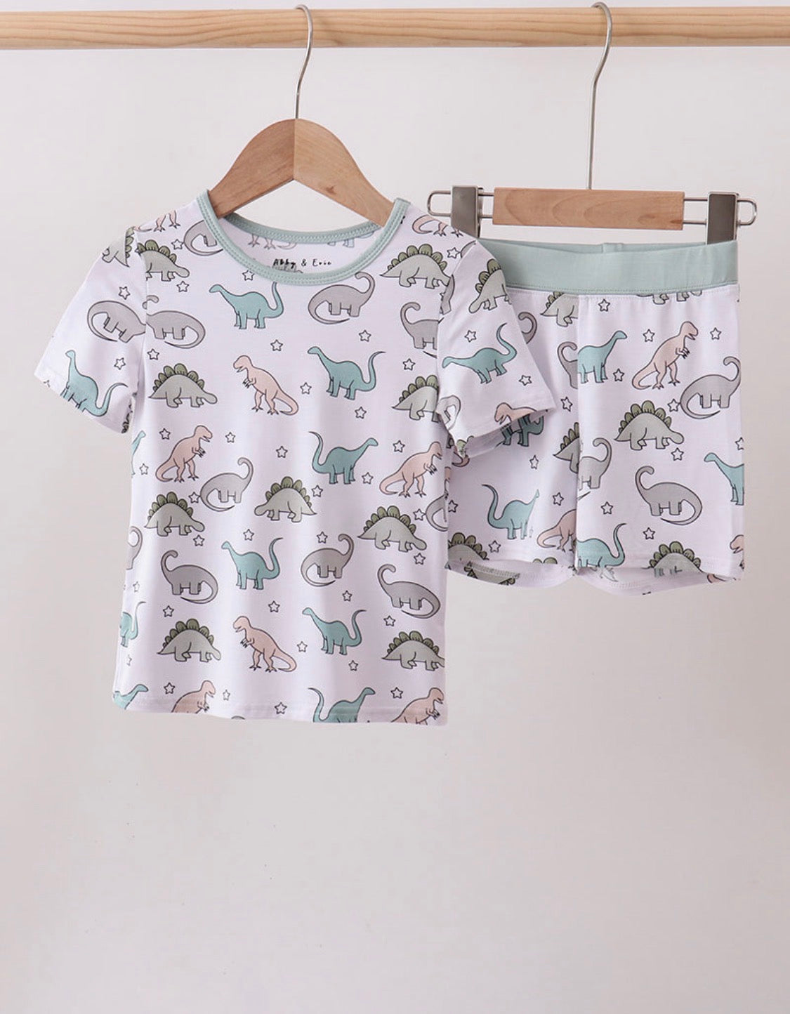 Dinosaur bamboo pajama set