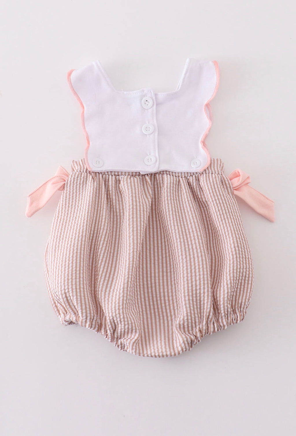 Brown shell starfish onesie
