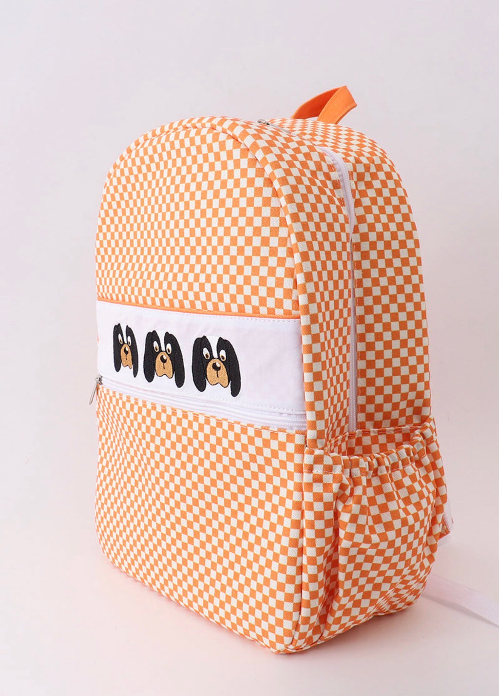 Orange Tennessee checker diaper bag