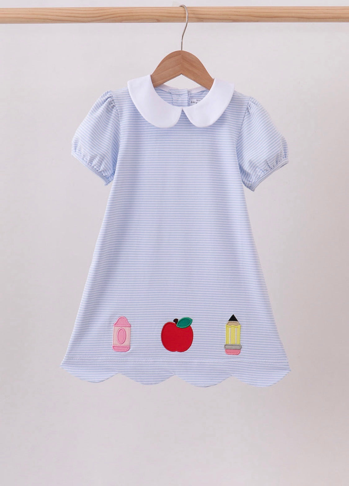 Blue school dress