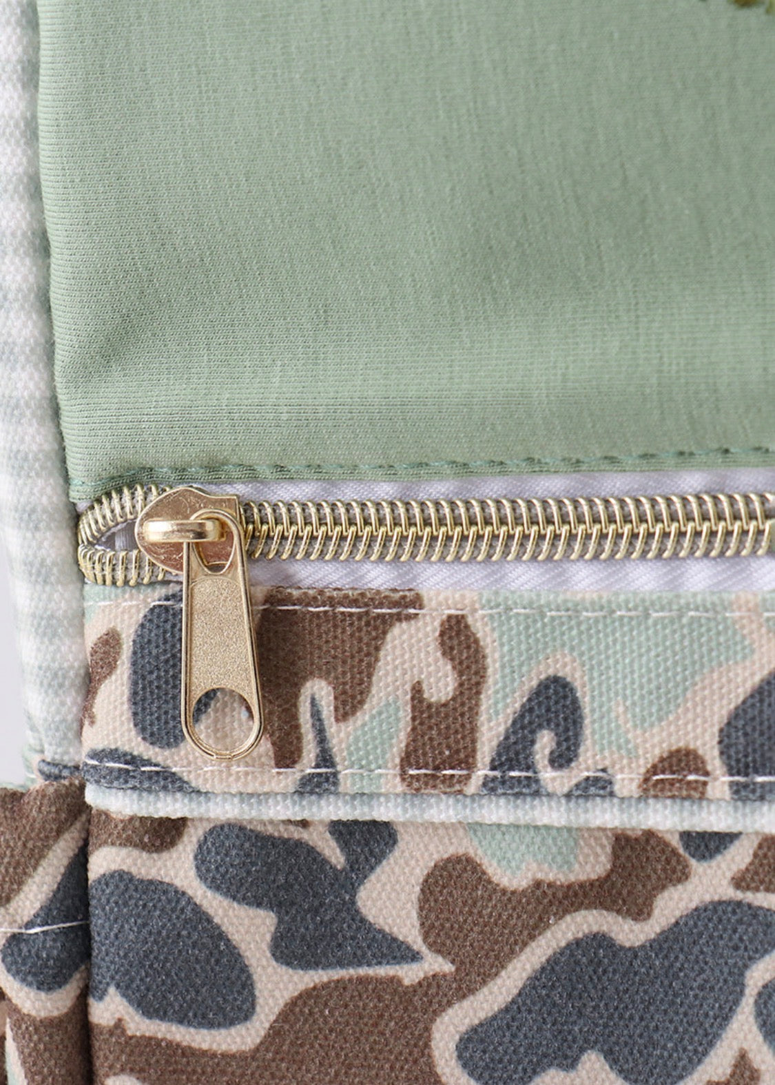 Camouflage deer diaper bag