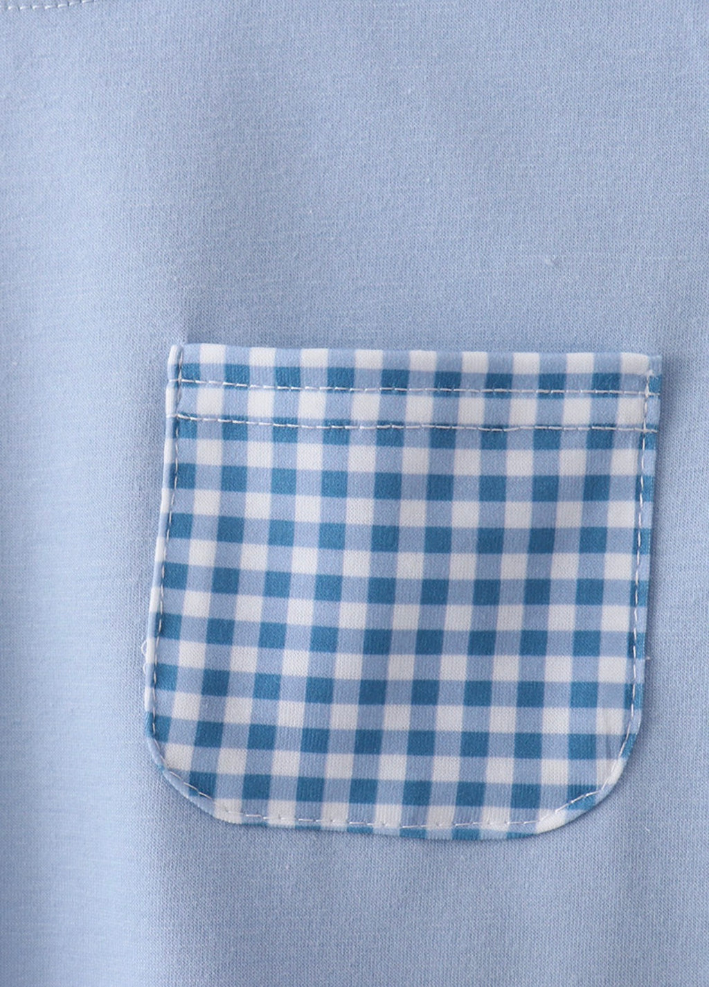 Blue plaid set