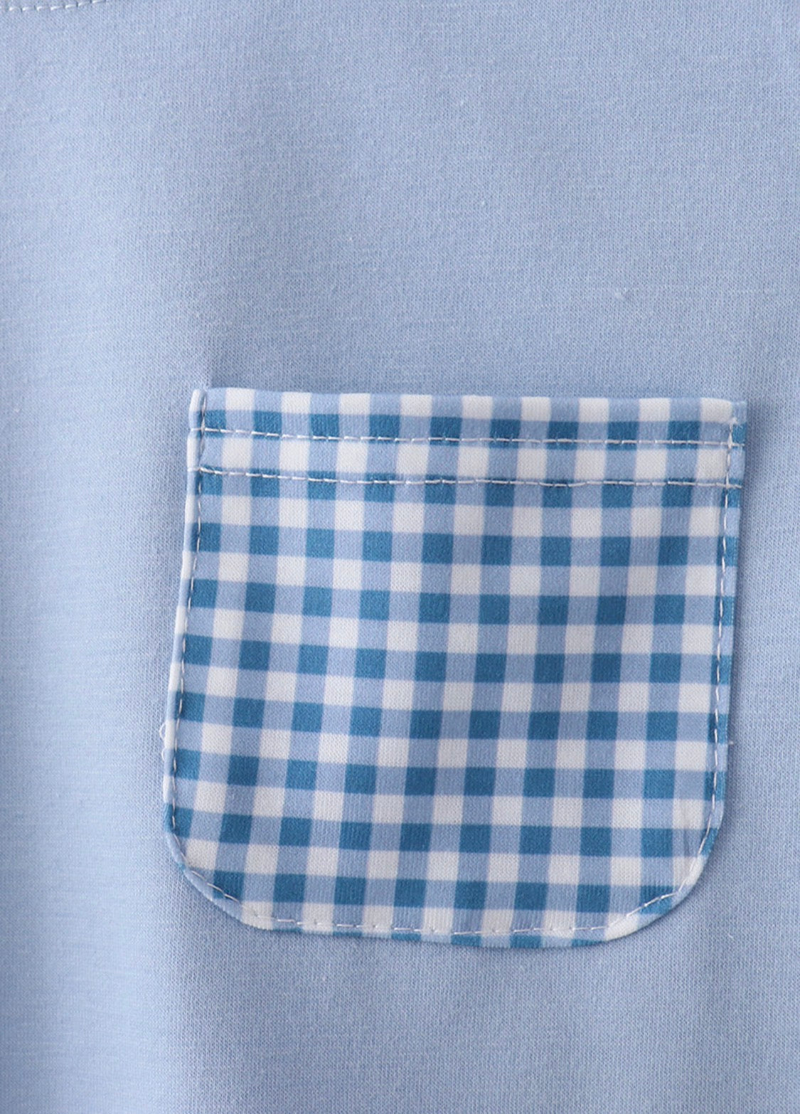 Blue plaid set