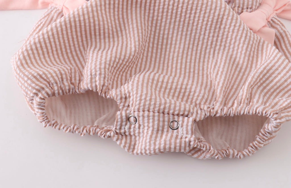 Brown shell starfish onesie